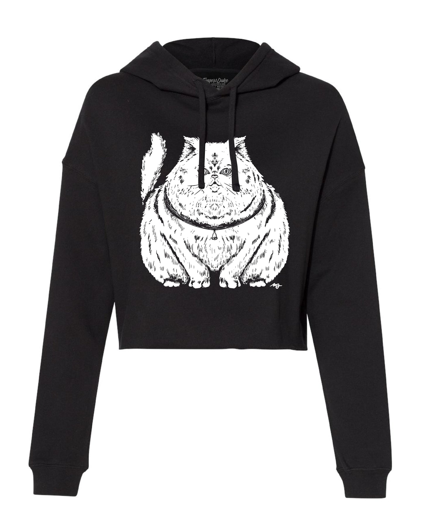 Plump Cat · Cropped Hoodie