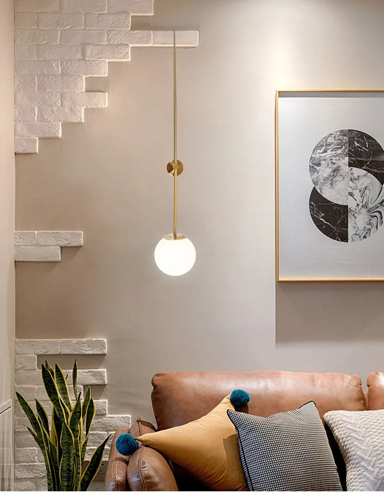 DecorBites™ Glass Ball LED Wall Lights Modern Nordic Indoor Sconces for Living Dining Bedroom