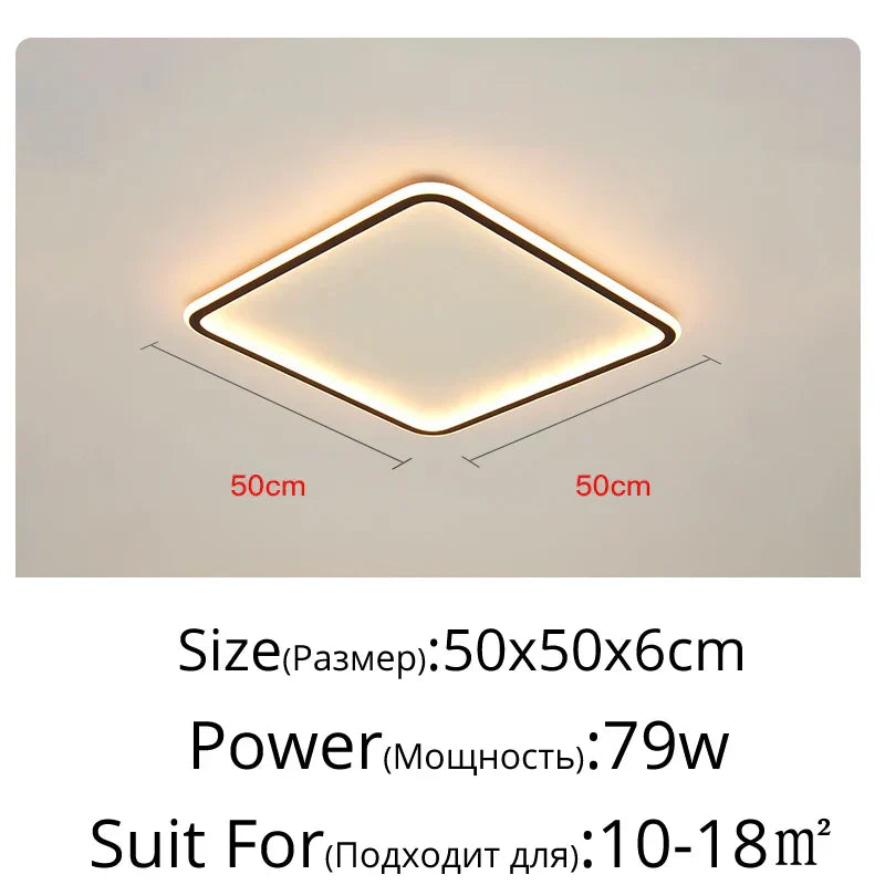 DecorBites™ Dimmable LED Ceiling Chandelier for Living Bedroom Study Room Lighting