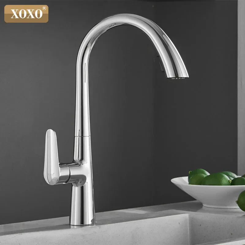 DecorBites™ Black Single Handle Pull Out Kitchen Faucet Swivel 360° Water Mixer Tap