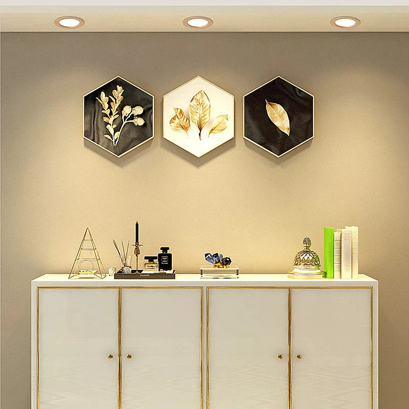 DecorBites™ 5W/7W Gold LED Ceiling Downlight: Ultra-thin Luxury Spot Lighting for Home, Bathroom, Bedroom