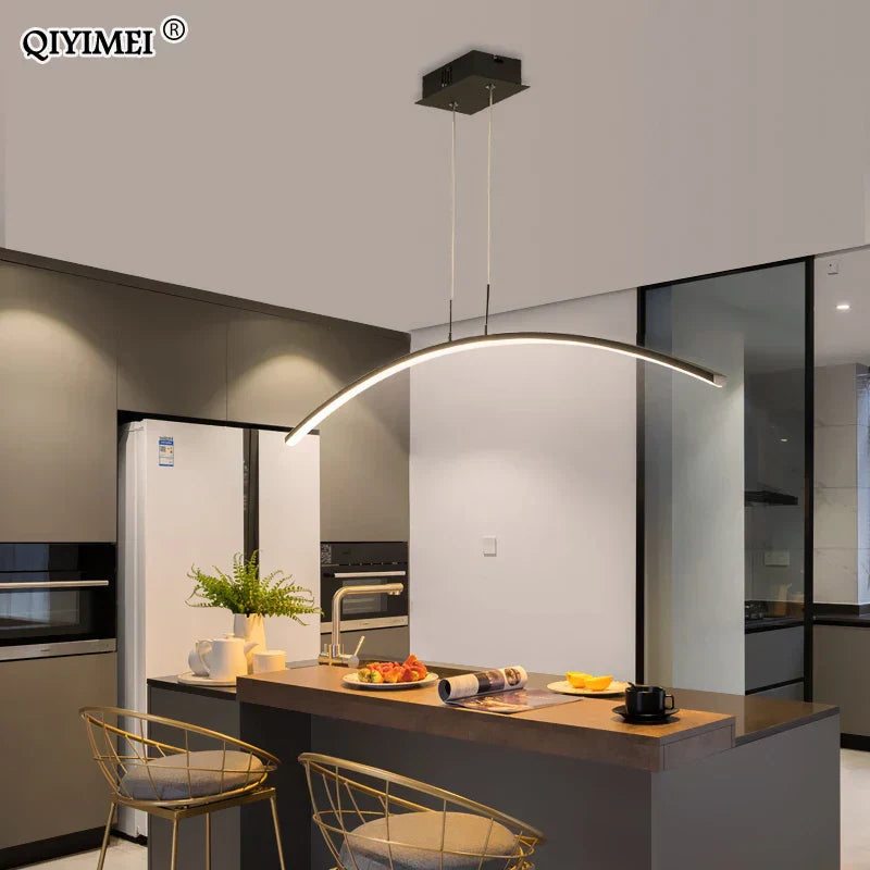 DecorBites™ LED Pendant Lights: Modern, Remote-Control, Cord Hanging, for Study, Kitchen, Living Room