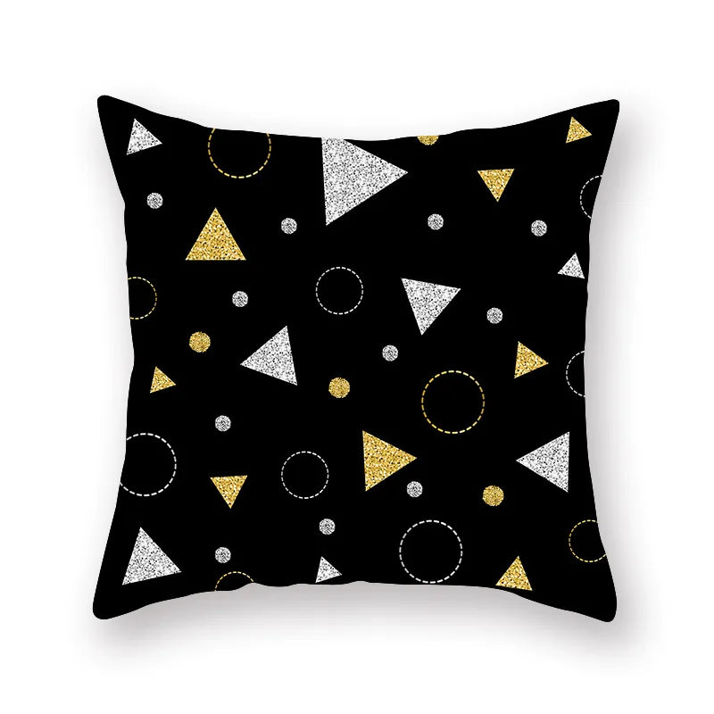 DecorBites™ Geometric Star Stripe Print Pillowcase - Wholesale, 45x45cm