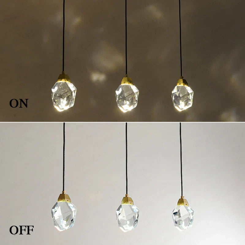 DecorBites™ Crystal Copper LED Wall Lamp for Bedroom and Stairs