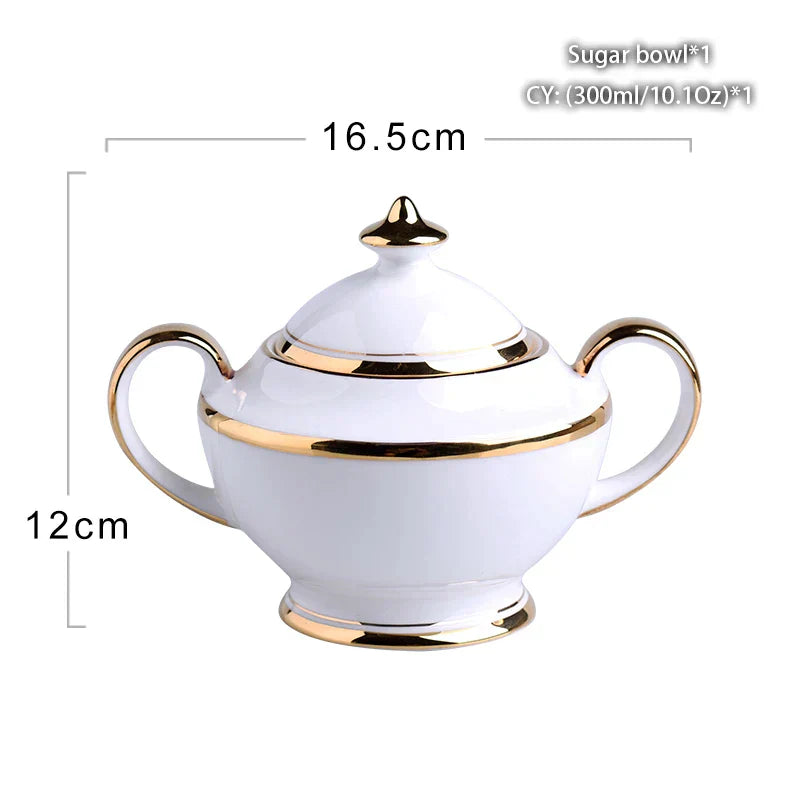 DecorBites™ Bone China Sugar Bowl & Creamer Set