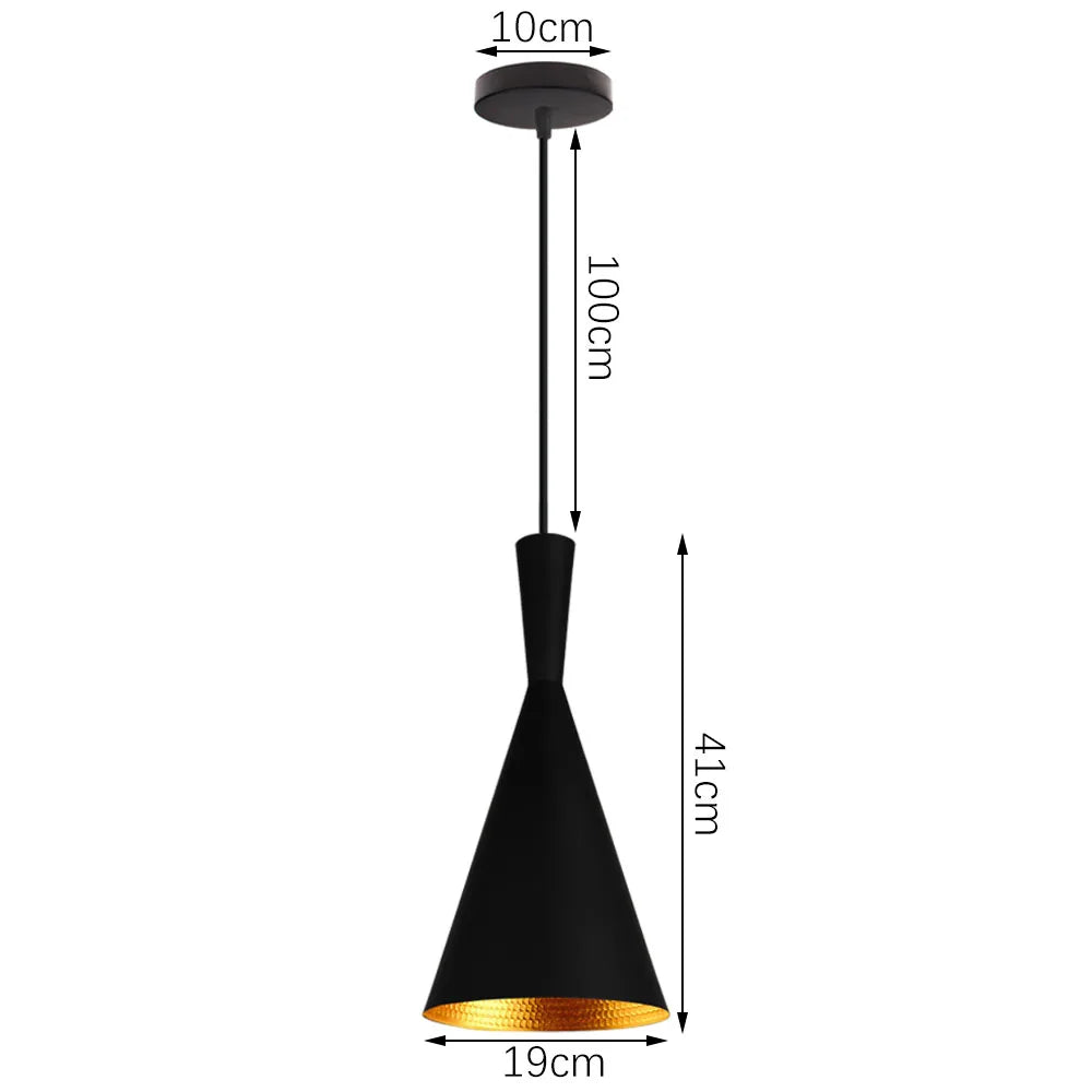 DecorBites™ Industrial Aluminium Pendant Lights Chandelier for Home Living Room Kitchen Bedroom