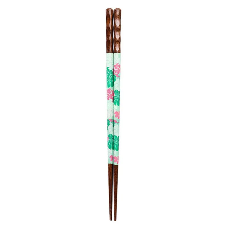 DecorBites™ Bamboo Wood Chopsticks for Sushi and Food Eating