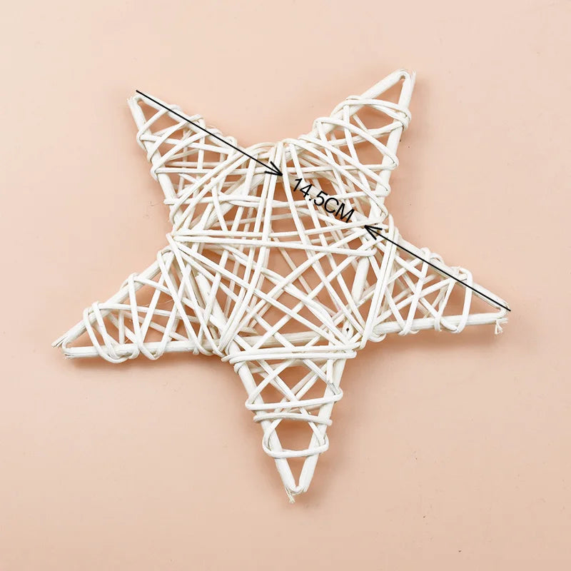 DecorBites™ Christmas Star Wreath Home Decoration - Wedding Background DIY Artificial Plants Wholesale