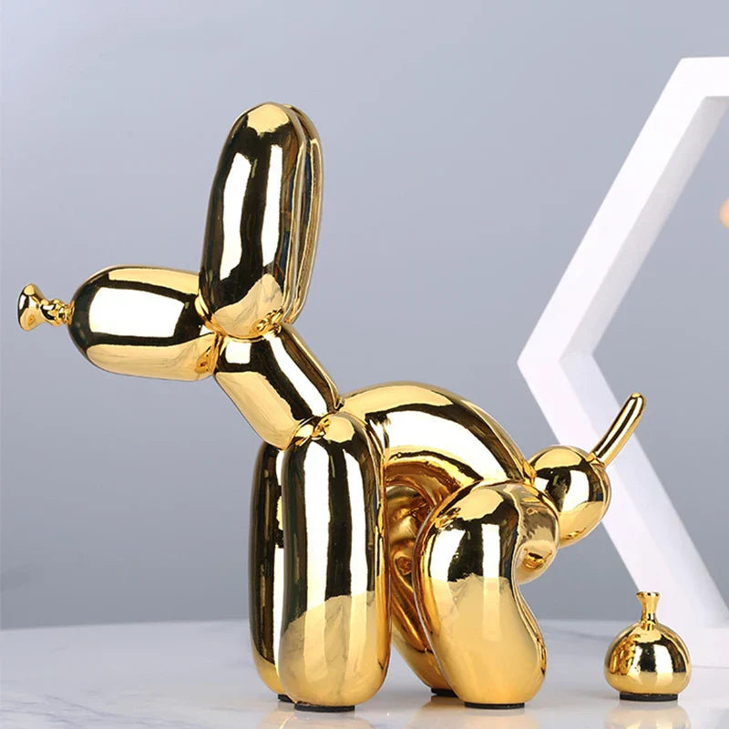 DecorBites™ Balloon Dog Statue: Modern Nordic Resin Art Sculpture for Home Decor