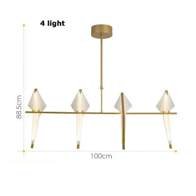 DecorBites™ Love Bird LED Wall Sconce Iron Acryl Wall Light for Bedroom Corridor
