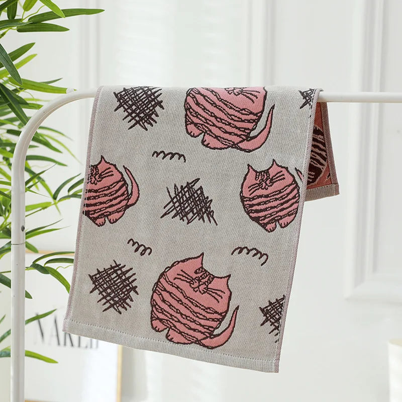 DecorBites™ Cotton Gauze Hand & Face Towel Set - 35x75 CM - 20 Colors