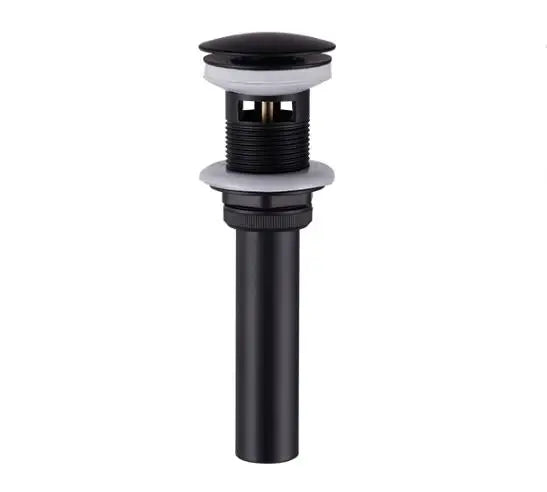 DecorBites™ Basin Faucet: Black/Grey Brass Bathroom Mixer Tap, Single Handle Hot Cold Lavatory