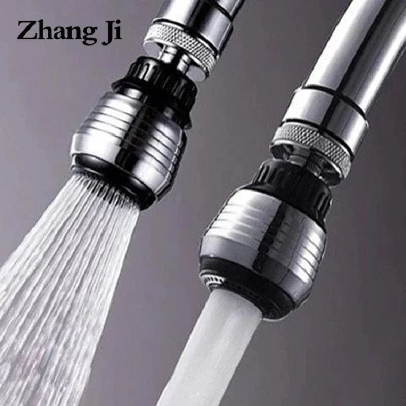 DecorBites™ Kitchen Faucet Aerator: 360 Degree Swivel, 2 Modes, Water Saving Nozzle