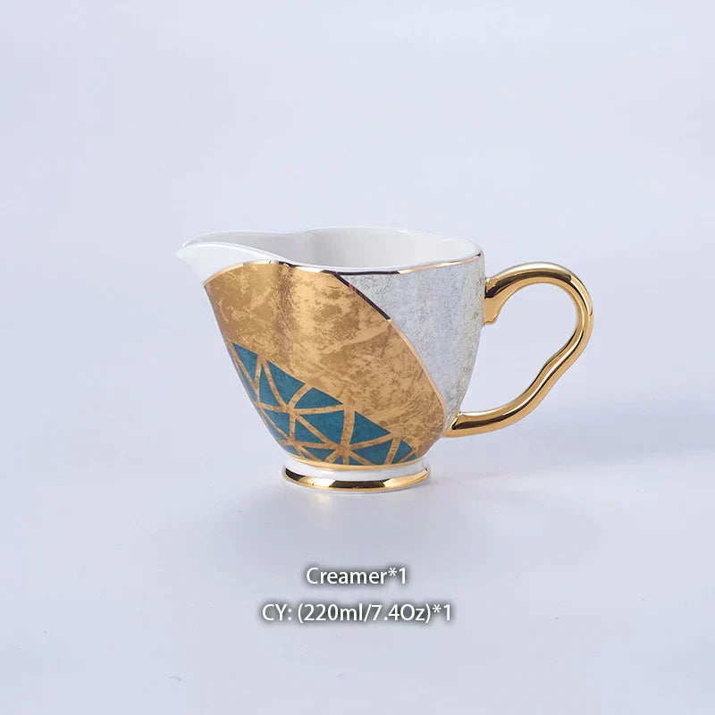 DecorBites™ Bone China Milk Jug: Elegant Ceramic Creamer for Tea, Coffee, Espresso