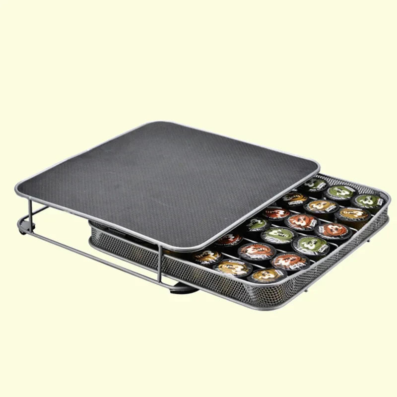 DecorBites™ Coffee Capsule Storage Rack for Dolce Gusto/Nespresso Machinery Base.