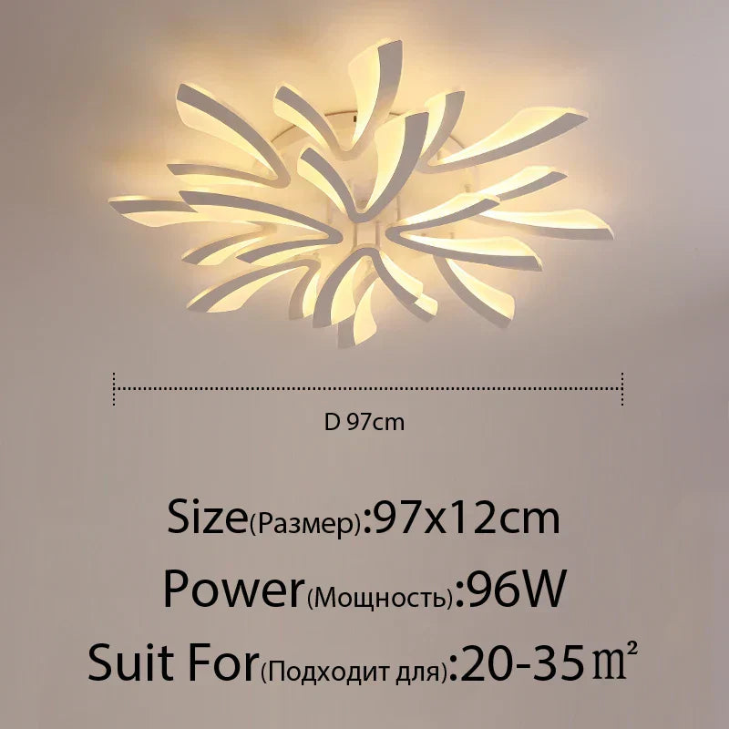 DecorBites™ LED Ceiling Lights Modern Acrylic Luminaria Lampada for Home Indoor Lighting