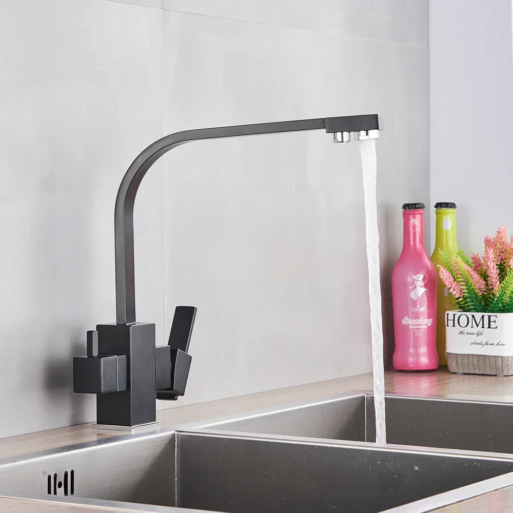 DecorBites™ Beige Purity Kitchen Faucet with Purification Function