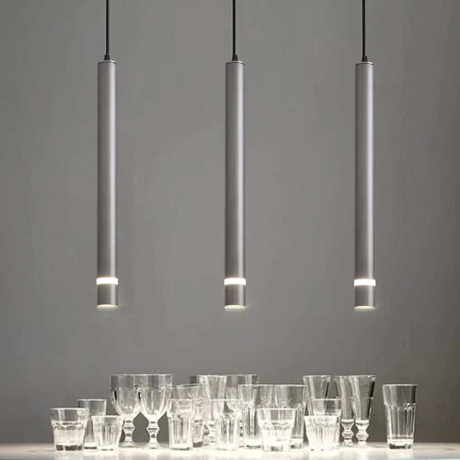 DecorBites™ Cylinder Pipe Pendant Light for Kitchen Island Dining Room Shop Bar Decoration