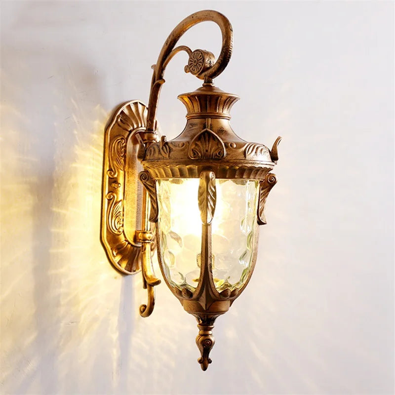 DecorBites™ Bronze LED Outdoor Wall Lamp Classical Retro Sconces for Home Aisle