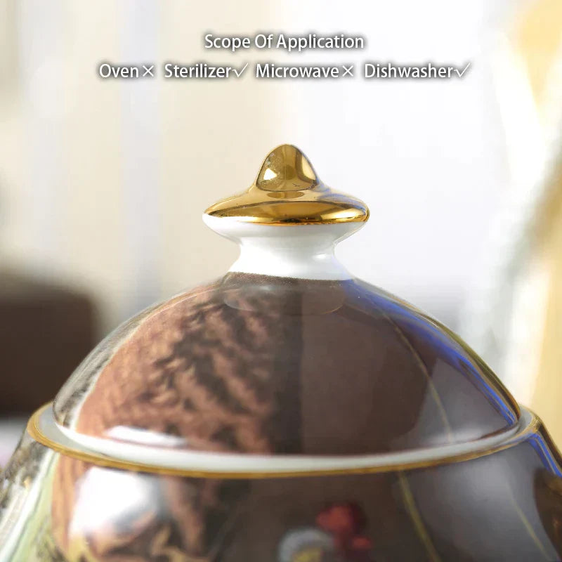 DecorBites™ Bone China Sugar Bowl & Creamer Set