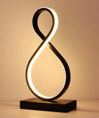 DecorBites™ LED Ring Table Lamp: Modern Nordic Bedroom Lighting Fixture