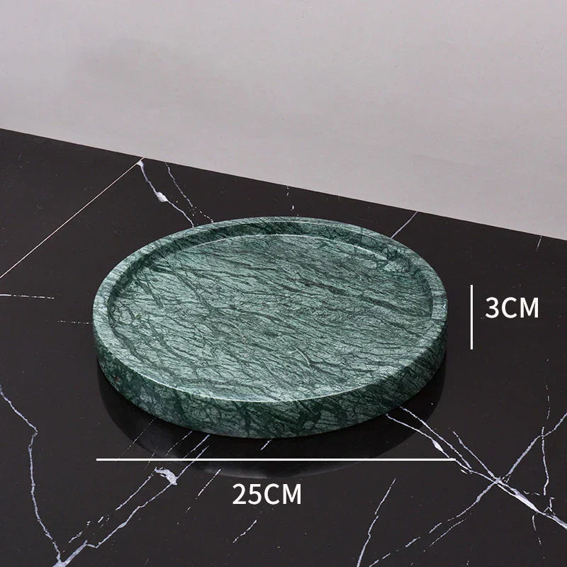 DecorBites™ Green Marble Bathroom Set: Dispenser, Dish, Holder, Tissue Box & Accessories