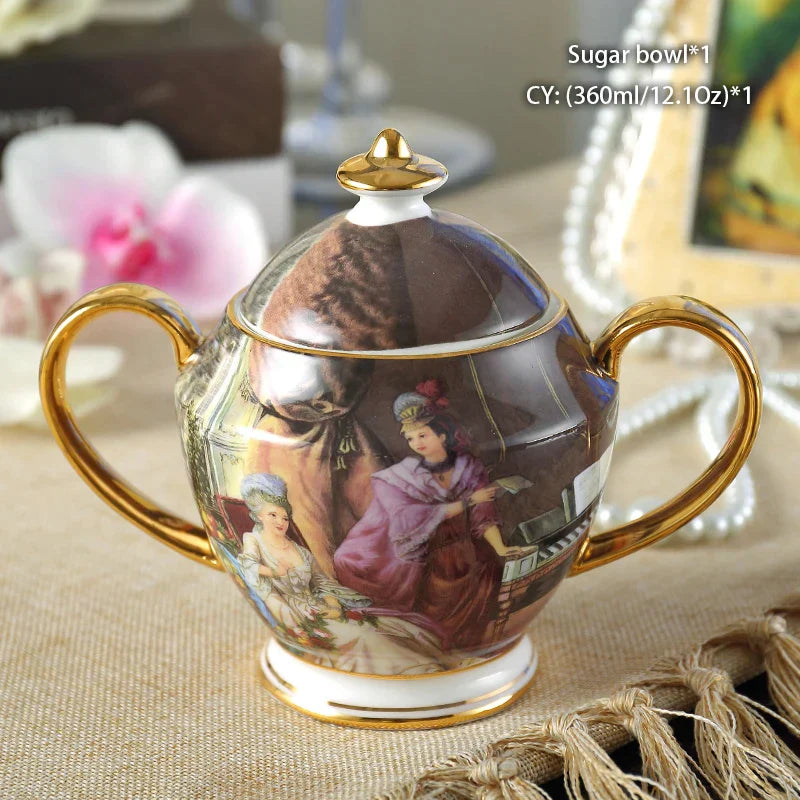 DecorBites™ Bone China Sugar Bowl & Creamer Set
