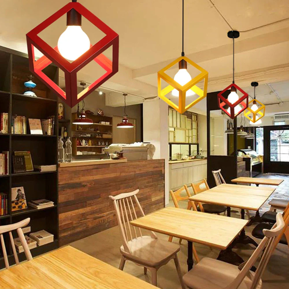 DecorBites™ Geometric LED 3-Light Pendant for Indoor Lighting & Decor
