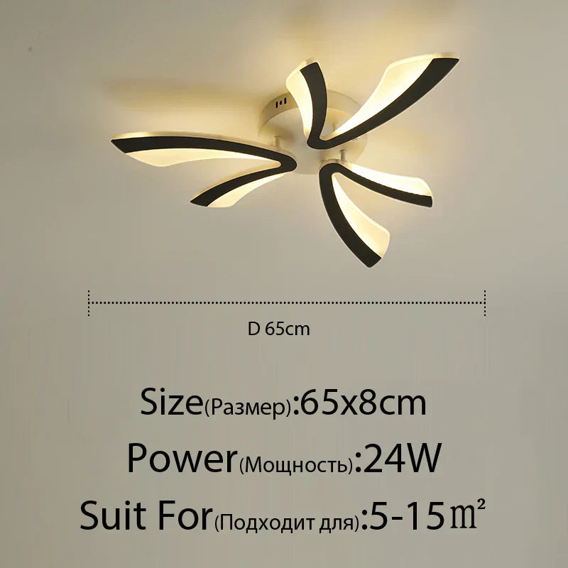 DecorBites™ LED Ceiling Lights Modern Acrylic Luminaria Lampada for Home Indoor Lighting