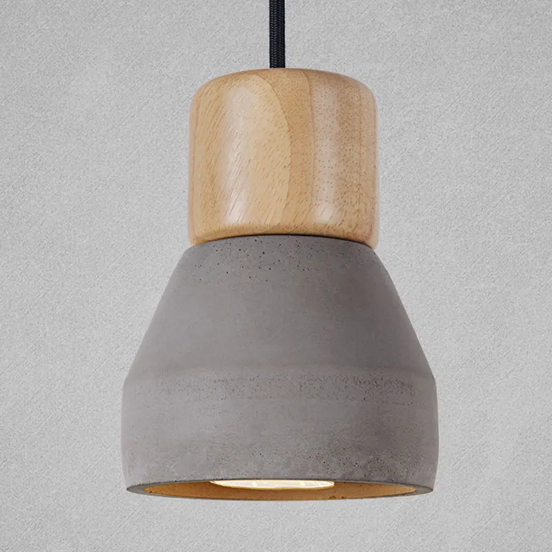 DecorBites™ Concrete Pendant Light - Nordic Style LED E27 Hanging Fixture