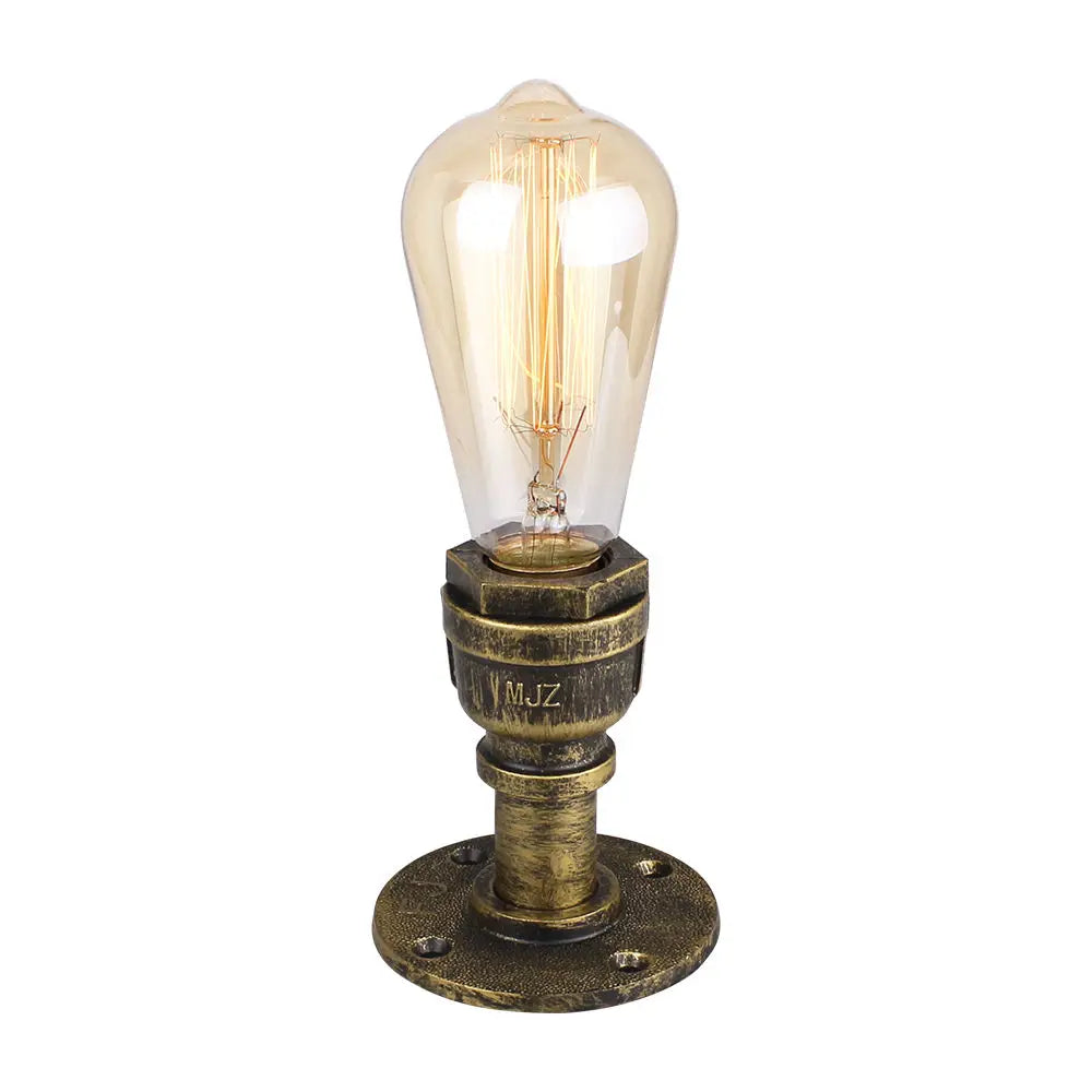 DecorBites™ Industrial Water Pipe Wall Sconce for Restaurant Cafe Bar Kitchen
