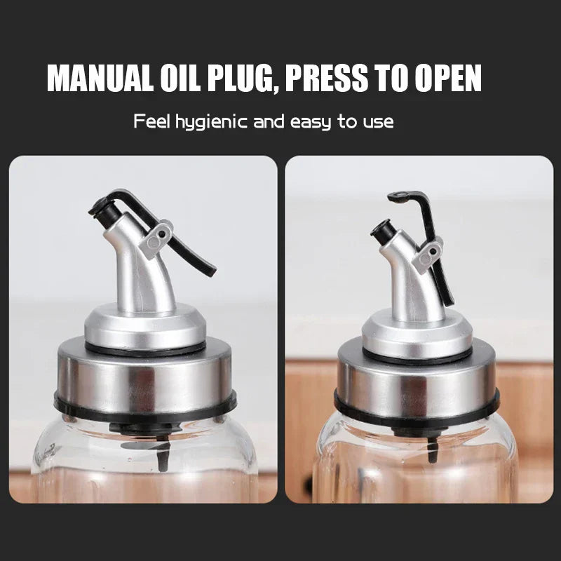 DecorBites™ Bottle Cap Stopper for Seasoning Bottle - Durable Oil Nozzle Lid