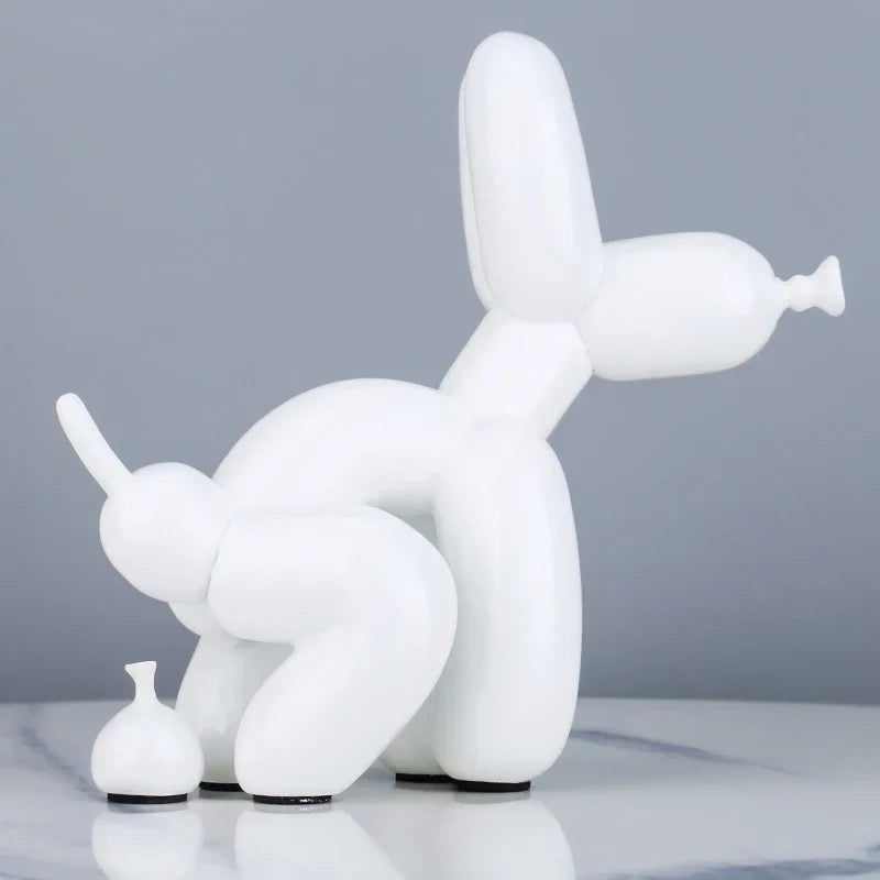 DecorBites™ Balloon Dog Statue: Modern Nordic Resin Art Sculpture for Home Decor
