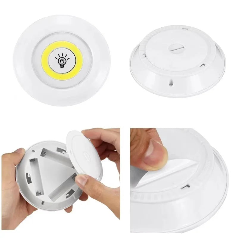 DecorBites™ LED Under Cabinet Light with Remote Control Dimming