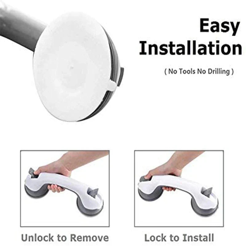 DecorBites™ Bathroom Safety Handle: Anti Slip Toilet Support - 1/2Pcs