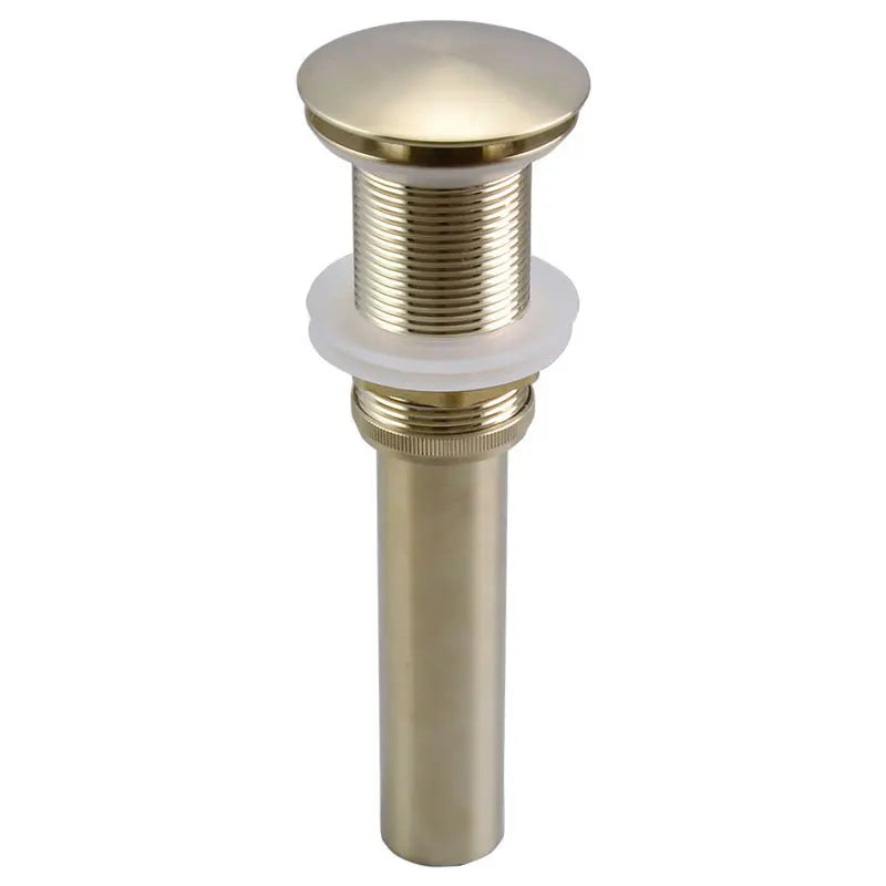 DecorBites™ Antique Brass Pop Up Drain Kit with P-Trap Pipe for Bathroom Sink.