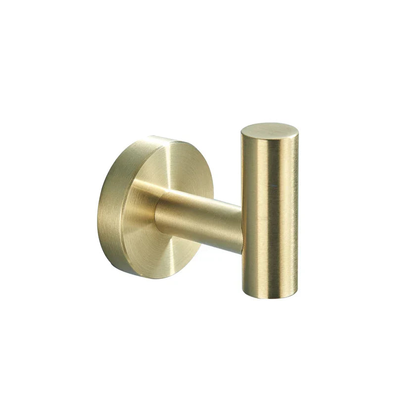DecorBites™ Bathroom Hardware Set: Towel Bar, Robe Hook, Rack, Shelf, Tissue Holder, Hook