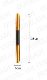 DecorBites™ Black Gold Aluminum Tube Wall Sconce for Bedroom Living Room Decor