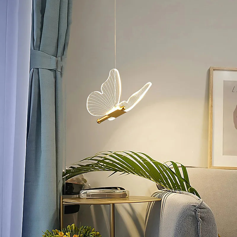 DecorBites™ Butterfly Pendant Lamp: Stylish Suspension Hanging Light for Bedroom, Living Room, Bar