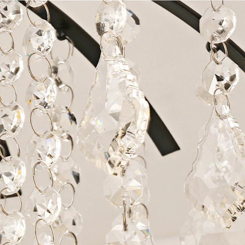 DecorBites™ Crystal Ceiling Light: Modern Luxury Chandelier for Kitchen, Bedroom, Aisle - Minimalist Design