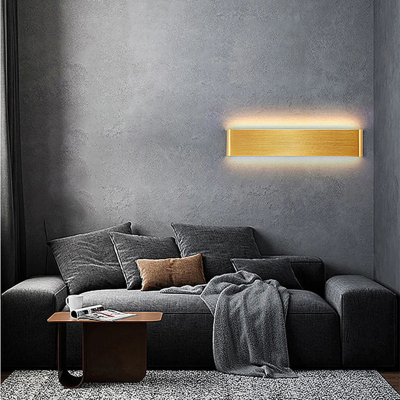 DecorBites™ LED Aluminum Mirror Light Wall Lamp for Corridor, Bedside, Bathroom - Nordic Modern Design