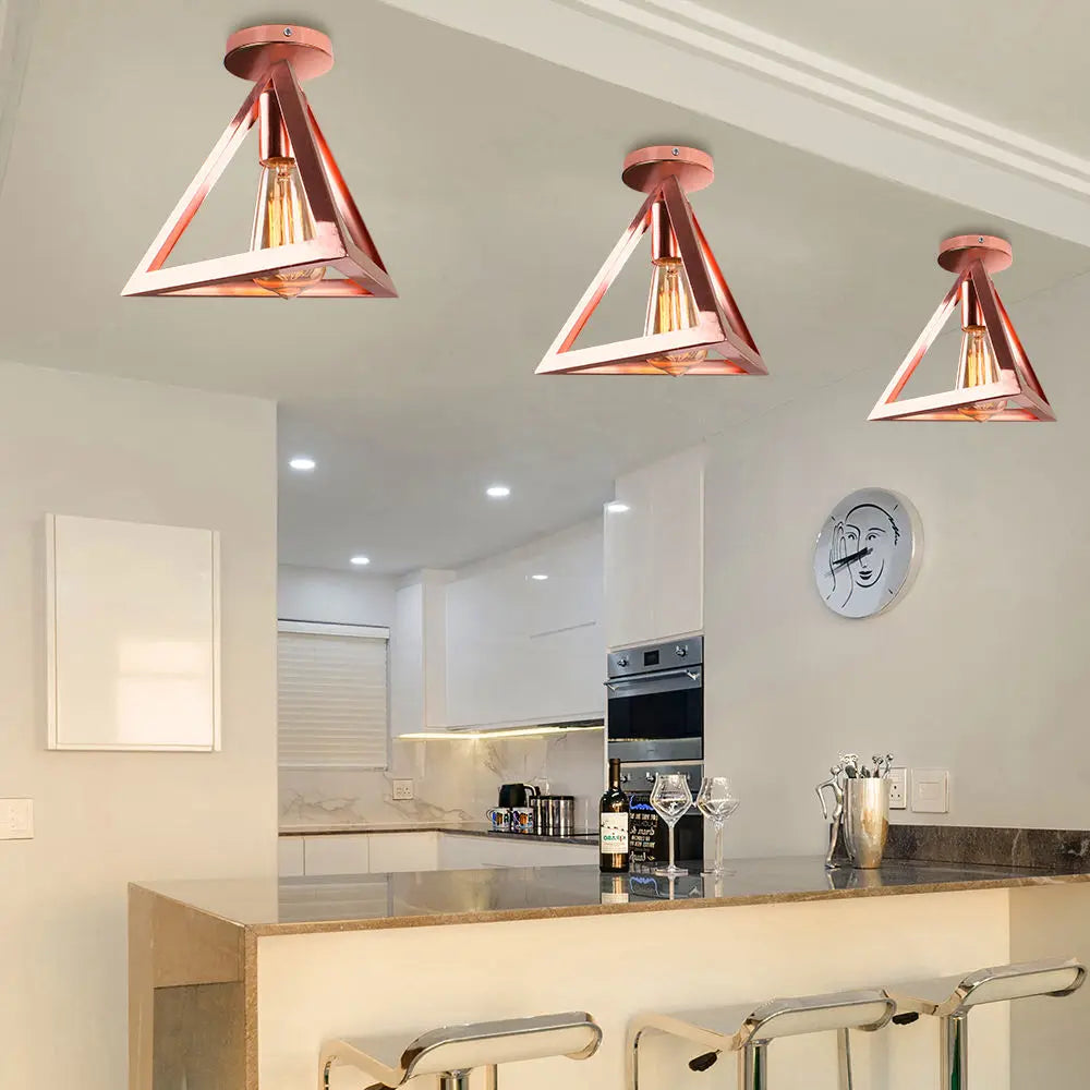 DecorBites™ Industrial Ceiling Light - Modern Nordic Iron Lamp Shade for Home Decor