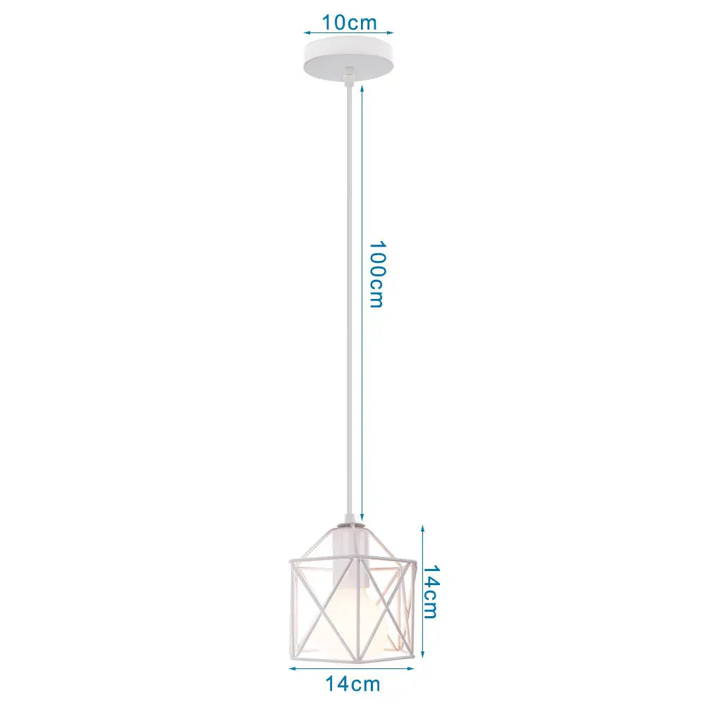DecorBites™ Industrial Pendant Lights: Modern LED Hanging Lamps for Home Living Room Kitchen Decor