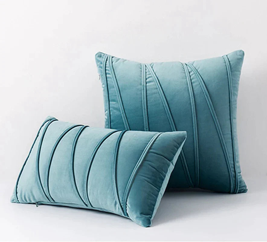 DecorBites™ Knit Short Wool Velvet Plush Pillowcase for Sofa Couch Bedroom