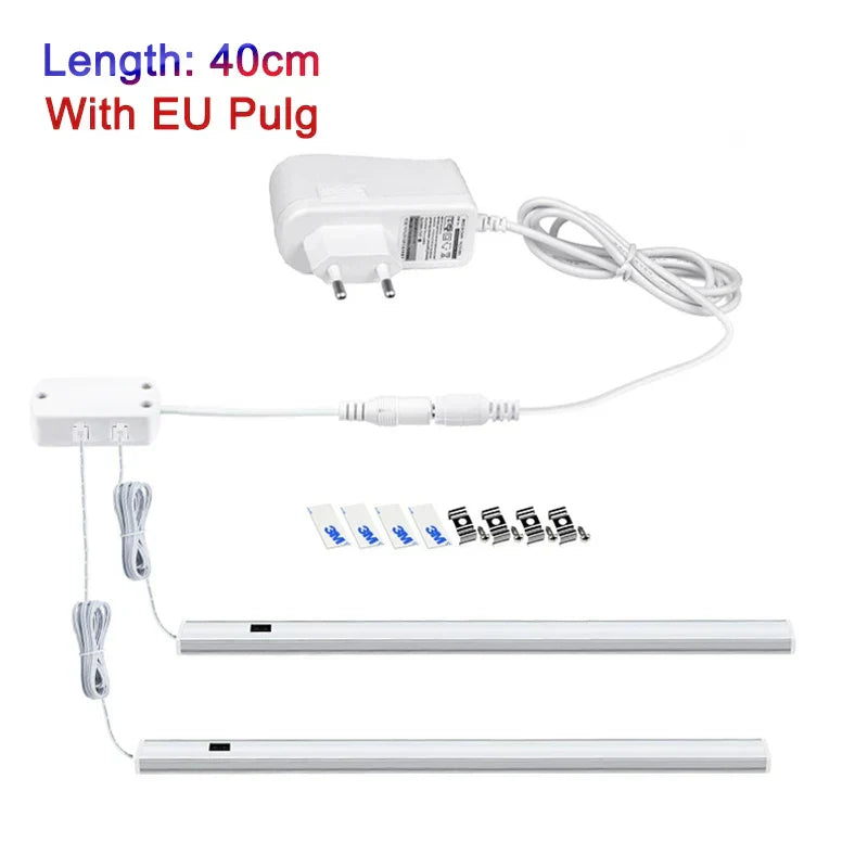 DecorBites™ LED Under Cabinet Light Hand Sweep Switch Sensor Lamp Night Lights