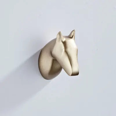 DecorBites™ Brass Robe Hooks Towel Holder Wall Mount Coat Hat Bag Hanger