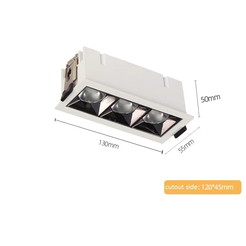 DecorBites™ 9W/15W CRI97 LED Recessed Spot Light for Living Room Bedroom, Flicker-free Downlight