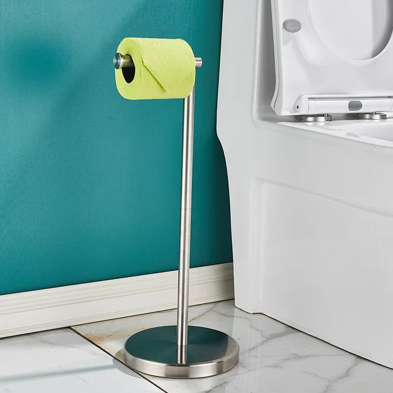 DecorBites™ Bathroom Set: Toilet Brush Rack, Toilet Paper Holder, & Accessories