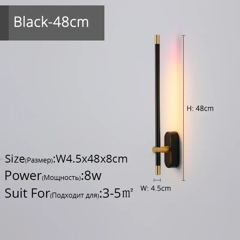 DecorBites™ LED Strip Wall Lamp for Modern Decor in Staircase, Bedroom, or Aisle