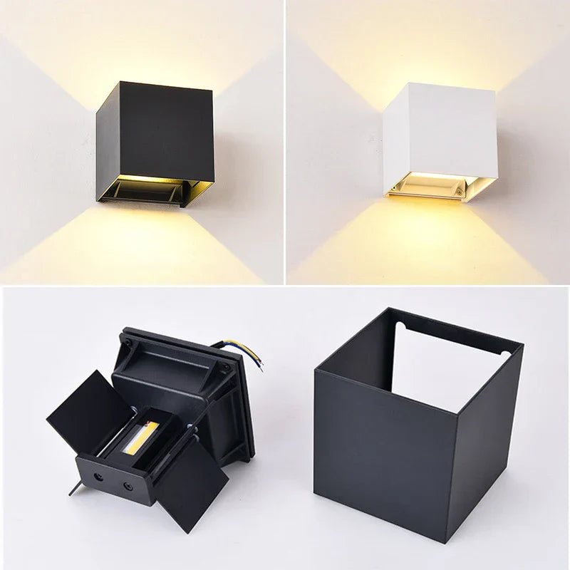 DecorBites™ LED Motion Sensor Wall Lamp IP65 Waterproof 9W 12W 20W Indoor Outdoor Sconce